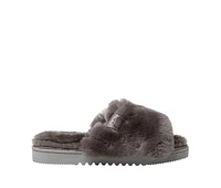 Fireside by Dearfoams Women's Cairns Genuine Sherling Slide Slippers