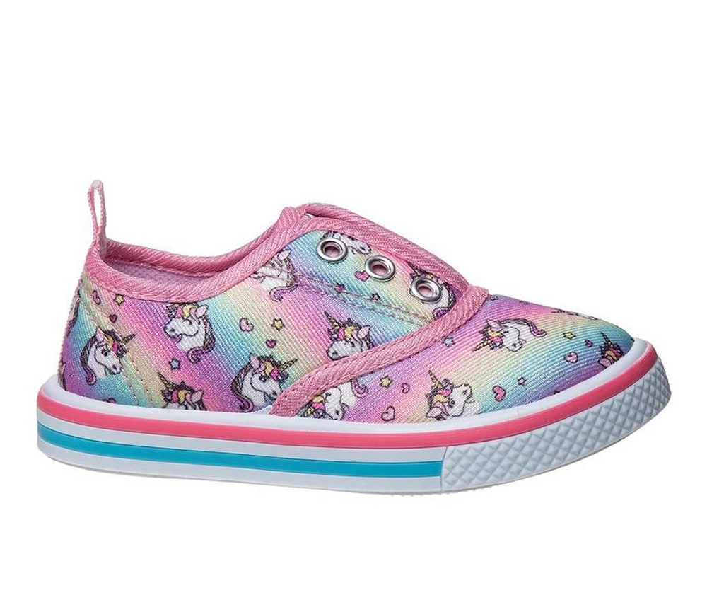 Girls' Laura Ashley Toddler 88656N Canvas Unicorn Sneakers