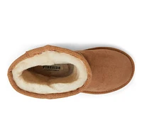 Fireside by Dearfoams Women's Rosebery Genuine Sherling Slipper Booties