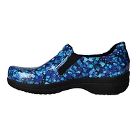 Women's Easy Works by Street Bind Blue Spectral Slip-Resistant Clogs