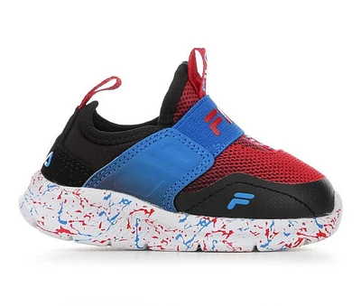 Boys' Fila Toddler Landbuzzer Marble Slip-On Running Shoes