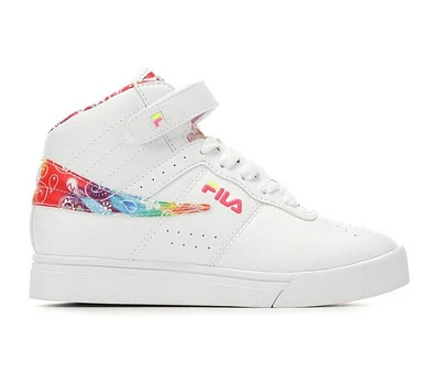 Girls' Fila Little Kid & Big Vulc 13 Rogue Tie-Dye High-Top Sneakers