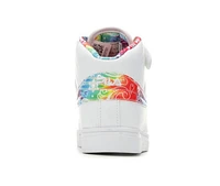 Girls' Fila Little Kid & Big Vulc 13 Rogue Tie-Dye High-Top Sneakers