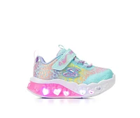 Girls' Skechers Toddler Flutter Heart Lights Loves Light-Up Sneakers