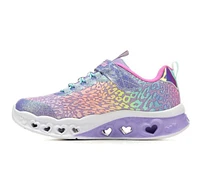 Girls' Skechers Little Kid & Big Flutter Heart Lights Loves Light-Up Sneakers