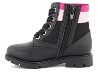 Girls' DKNY Toddler Stass Knit Moto Boots