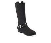 Girls' DKNY Little Kid & Big Ellie Stud Strap Knee High Boots