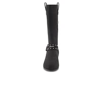 Girls' DKNY Little Kid & Big Ellie Stud Strap Knee High Boots