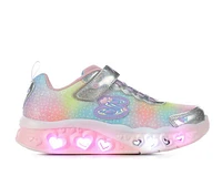 Girls' Skechers Little Kid & Big Heart Lights Simply Love Light-Up Sneakers
