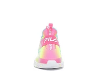 Girls' Fila Little Kid & Big Landbuzzer Marble Running Shoes