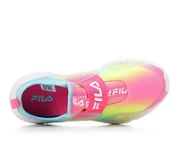 Girls' Fila Little Kid & Big Landbuzzer Marble Running Shoes