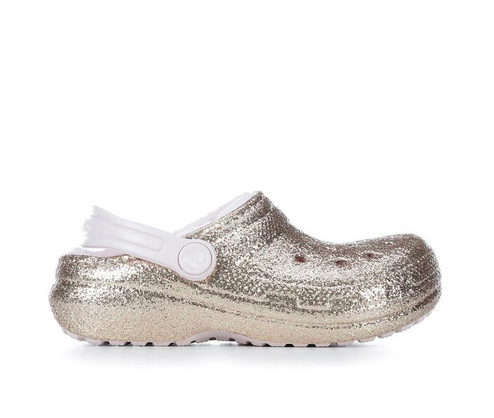 Girls' Crocs Little Kid & Big Classic Glitter Lined Clogs