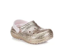 Girls' Crocs Little Kid & Big Classic Glitter Lined Clogs