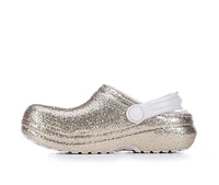 Girls' Crocs Little Kid & Big Classic Glitter Lined Clogs