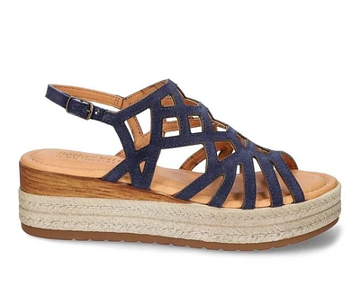 Women's Bella Vita Italy Zip Wedge Sandals