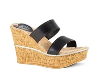 Women's Love and Liberty Brooklyn Platform Wedge Sandals