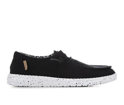 Women's HEYDUDE Wendy Black Odyssey Casual Shoes