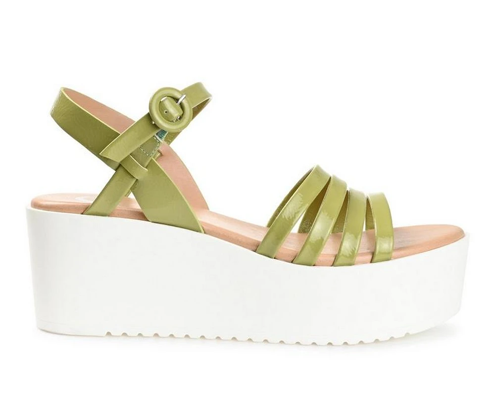 Women's Journee Collection Mirrage Platform Sandals