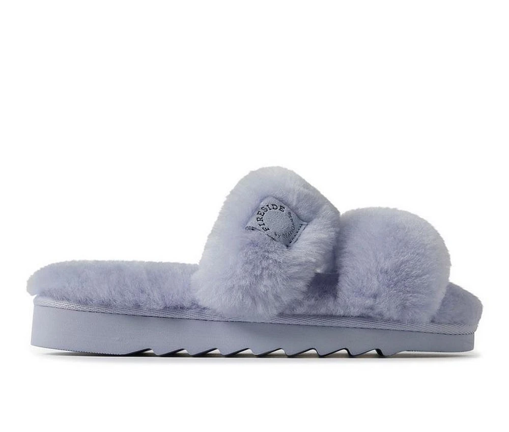 Women's Fireside by Dearfoams Benalla Genuine Shearling Slide