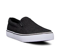 Men's Lugz Clipper Denim Wide Casual Slip-On Shoes