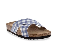 Women's Western Chief Gingham Sophie Cross Footbed Sandals