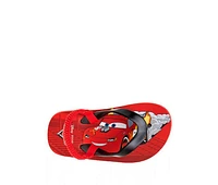 Boys' Disney Toddler & Little Kid Cars Back Strap Flip Flops