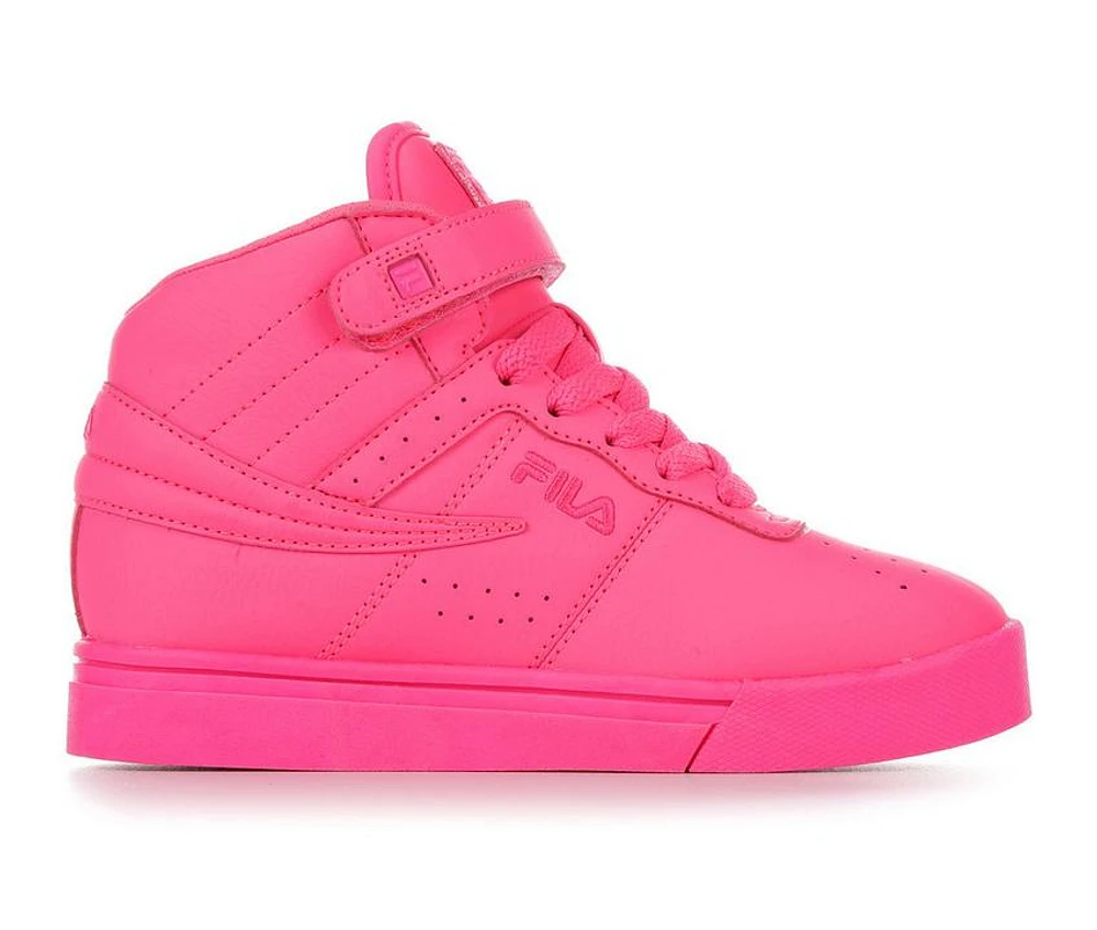 Girls' Fila Little Kid & Big Vulc 13 Knockout High-Top Sneakers