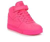 Girls' Fila Little Kid & Big Vulc 13 Knockout High-Top Sneakers