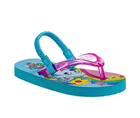 Girls' Nickelodeon Toddler Fresh Paw Flip Flops