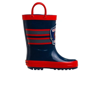 Boys' Rugged Bear Toddler & Little Kid Firefighter Rain Boots