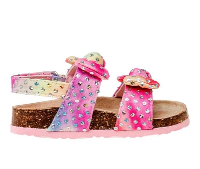 Girls' Laura Ashley Toddler Lacey Print Sandals