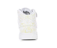 Girls' Fila Little Kid & Big Vulc 13 Crackle Flag High-Top Sneakers