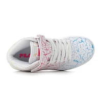 Girls' Fila Little Kid & Big Vulc 13 Crackle Flag High-Top Sneakers