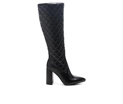 Women's London Rag Quilt Knee High Boots