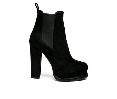 Women's London Rag Spire Platform Block Heel Booties