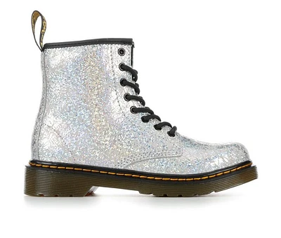 Girls' Dr. Martens Big Kid 1460 Grey Disco Crinkle Boots