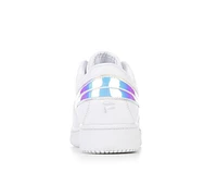 Girls' Fila A-Low Iridescent 10.5-7 Sneakers