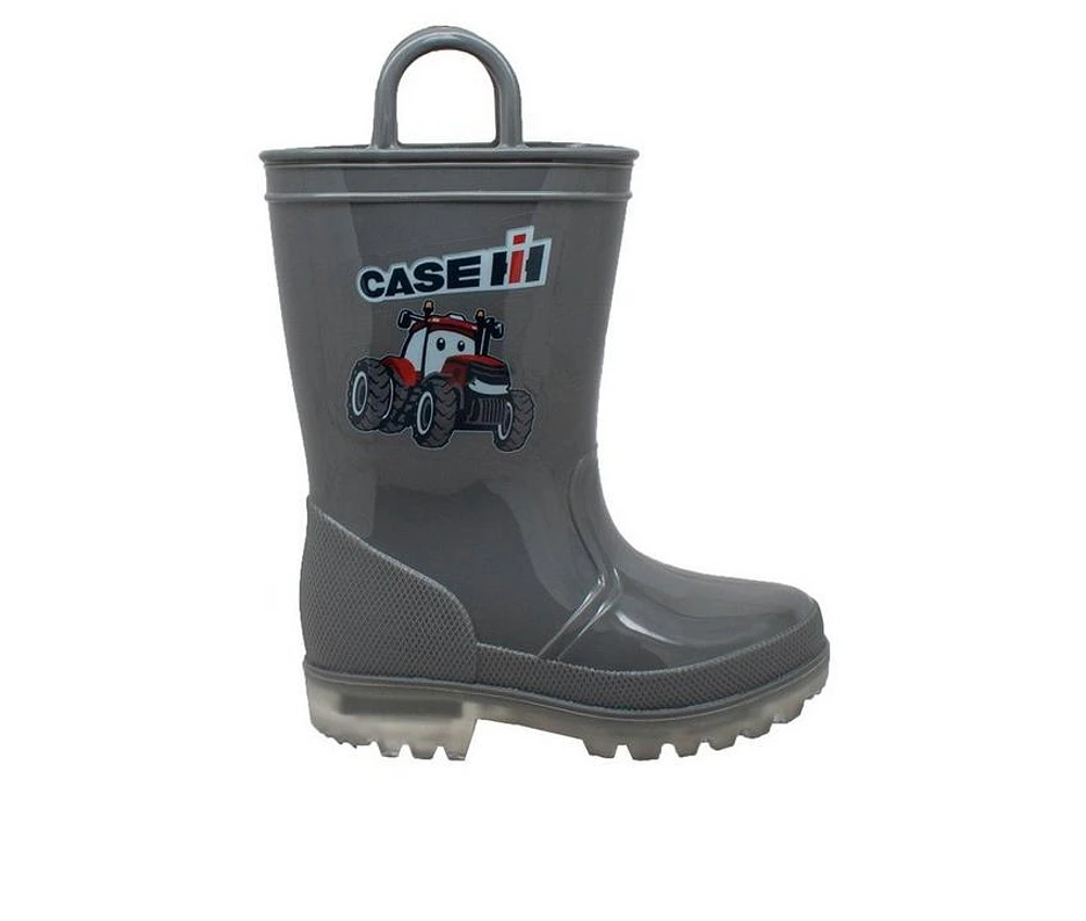 Boys' Case IH Toddler PVC Light-Up Rain Boots