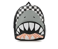 OMG Accessories Shark Checkerboard Backpack