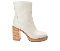 Women's Journee Collection Brittany Block Heel Booties