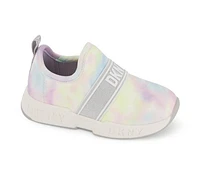 Girls' DKNY Toddler  Maddie Elastic Slip On Sneakers