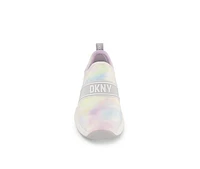 Girls' DKNY Toddler  Maddie Elastic Slip On Sneakers