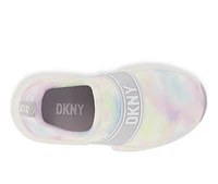 Girls' DKNY Toddler  Maddie Elastic Slip On Sneakers