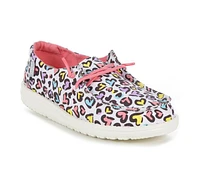 Girls' HEYDUDE Little Kid & Big Wendy Youth Cat Slip-On Shoes
