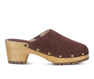 Women's Rag & Co Cedrus Block Heel Clogs