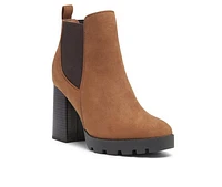 Women's London Rag Sonia Block Heel Booties