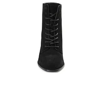 Women's Journee Signature Edda Heeled Lace Up Booties