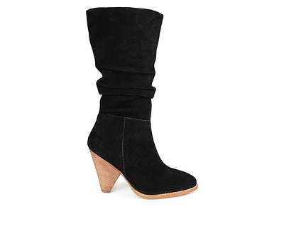 Women's Journee Signature Syrinn Mid Calf Heeled Boots