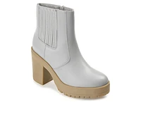 Women's Journee Collection Riplee Platform Block Heel Booties