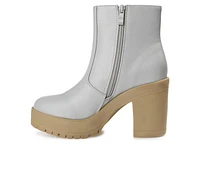 Women's Journee Collection Riplee Platform Block Heel Booties